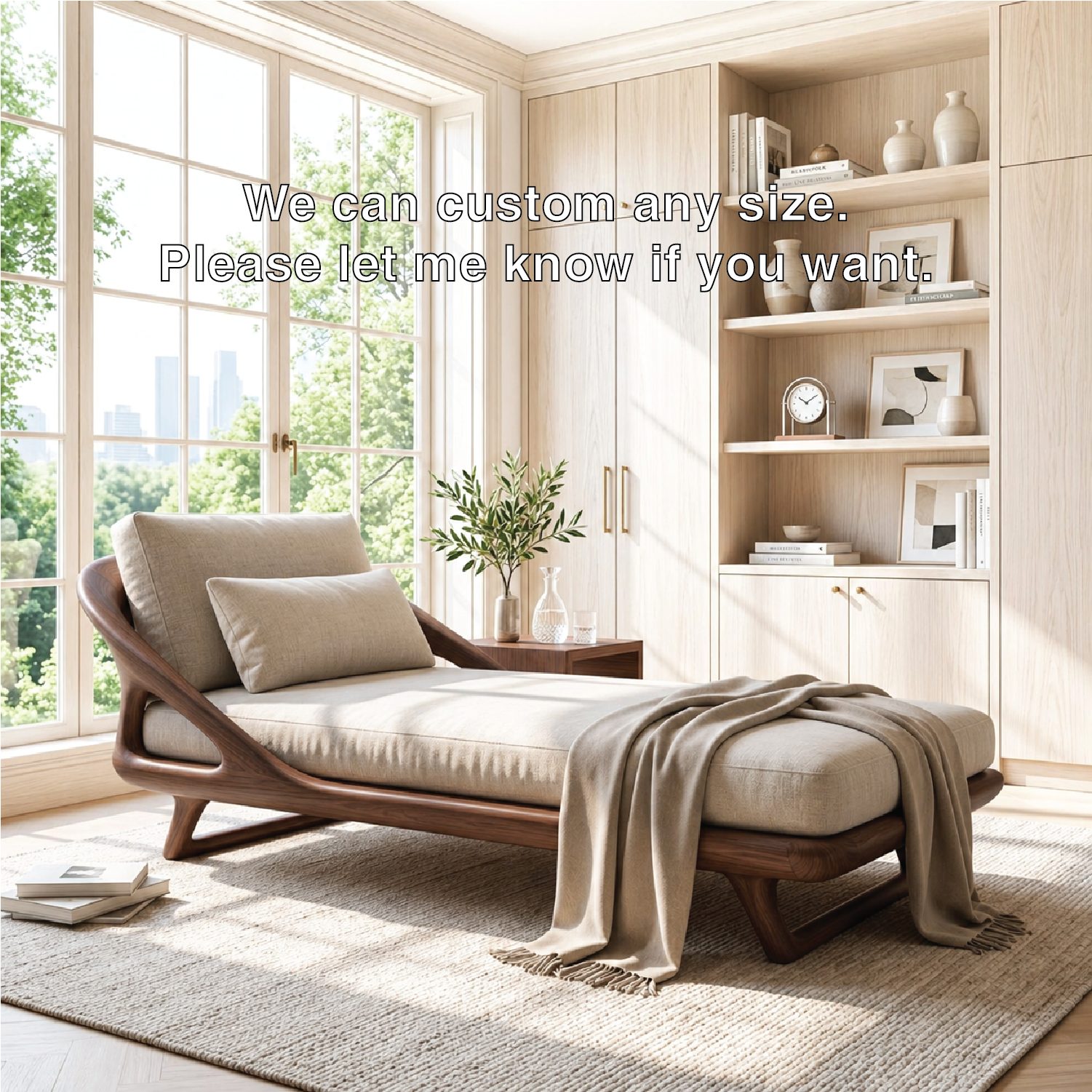 Modern Upholstered Daybed With Curved Frame, Pillow Backrest, Bedroom Lounge Chair